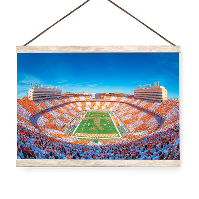 Tennessee Volunteers - Checker Neyland Pride of the Southland - College Wall Art #Hanging Canvas