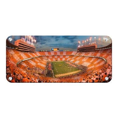 Tennessee Volunteers - Vols Beat the Gators Checker Neyland Panoramic - College Wall Art #Metal