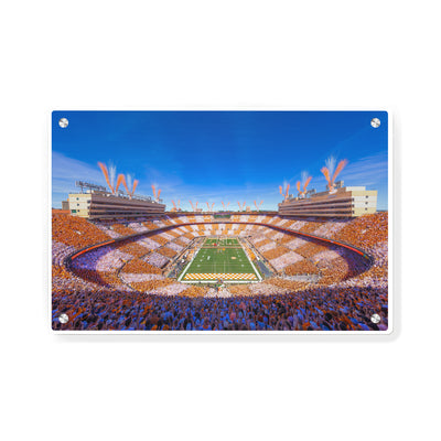 Tennessee Volunteers - Checker Neyland It's Football Time in Tennessee - College Wall Art #Metal