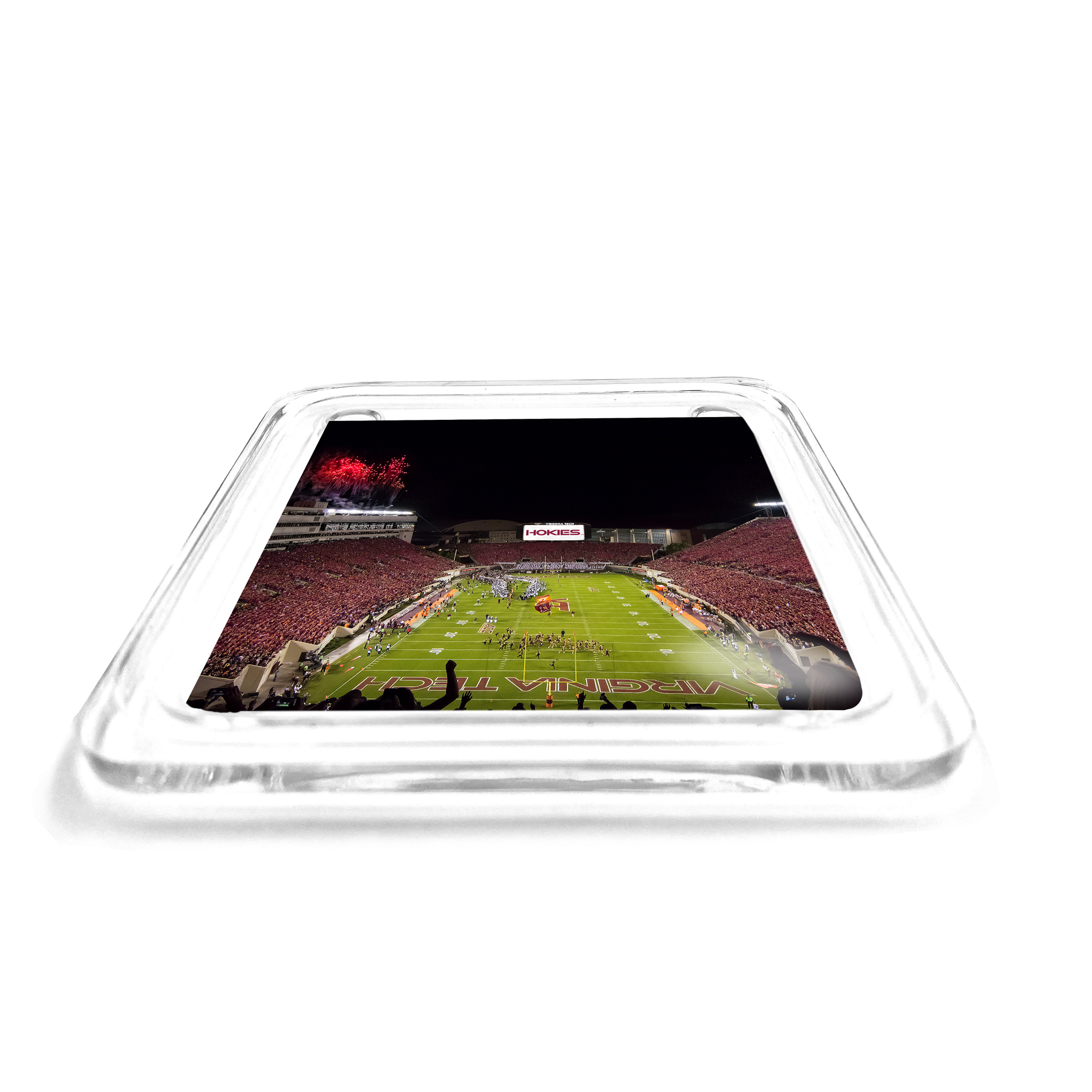 Virginia Tech Hokies - Enter Sandman Acrylic Drink Coaster