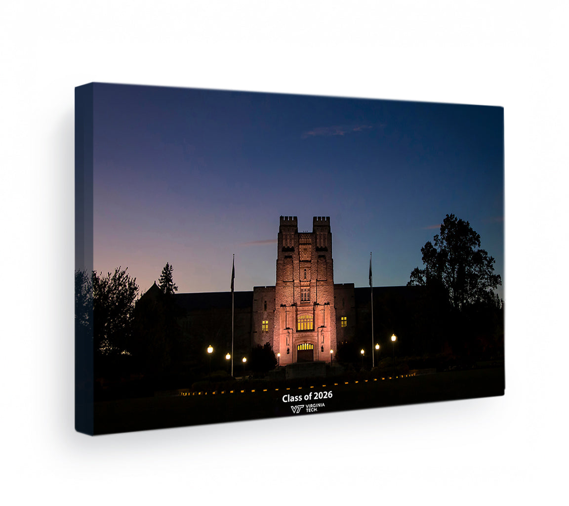 Virginia Tech Hokies - Burrus Hall Sunset Class of 2026