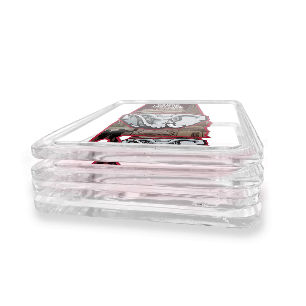 Alabama Crimson Tide - State of Alabama Drink Coaster