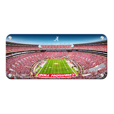 Alabama Crimson Tide - Bryant Denny Panoramic Color - College Wall Art #Metal
