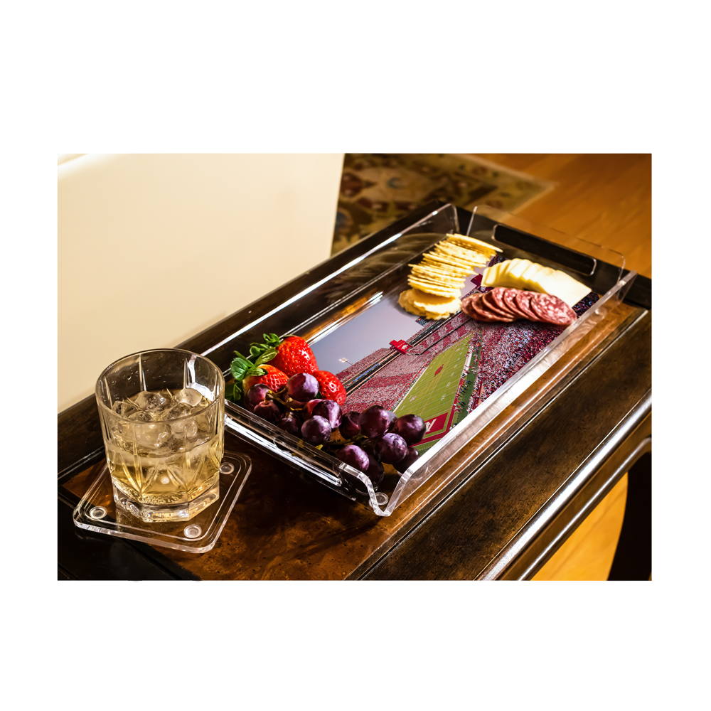 Arkansas Razorbacks - Touchdown Arkansas Stripe Out Decorative Tray