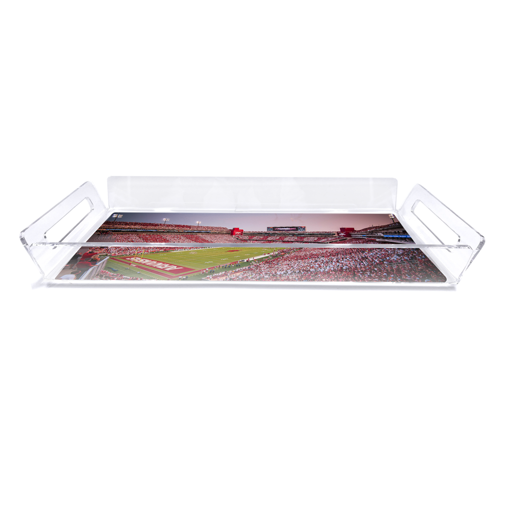 Arkansas Razorbacks - Touchdown Arkansas Stripe Out Decorative Tray