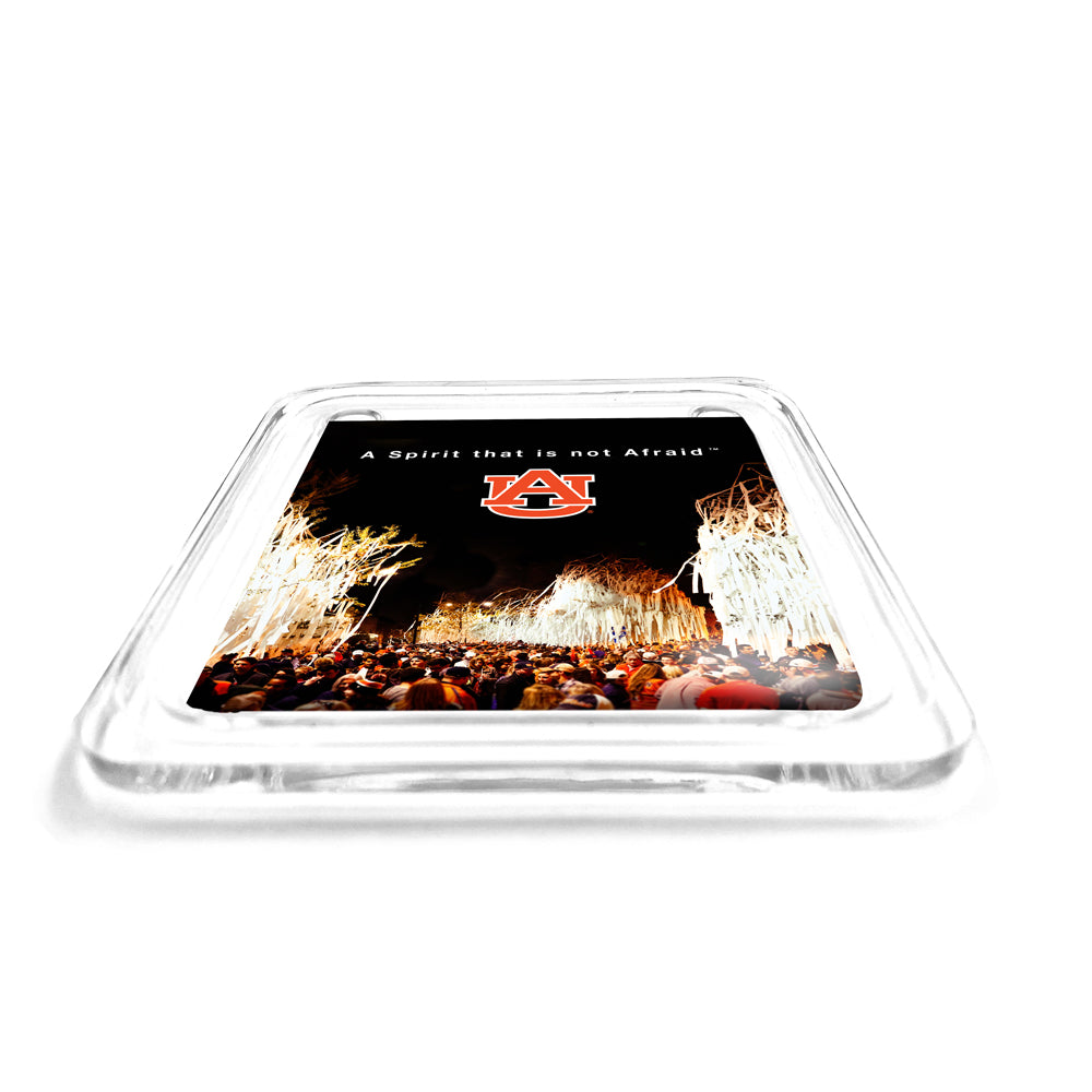 Auburn Tigers - A Spirit That Is Not Afraid Drink Coaster