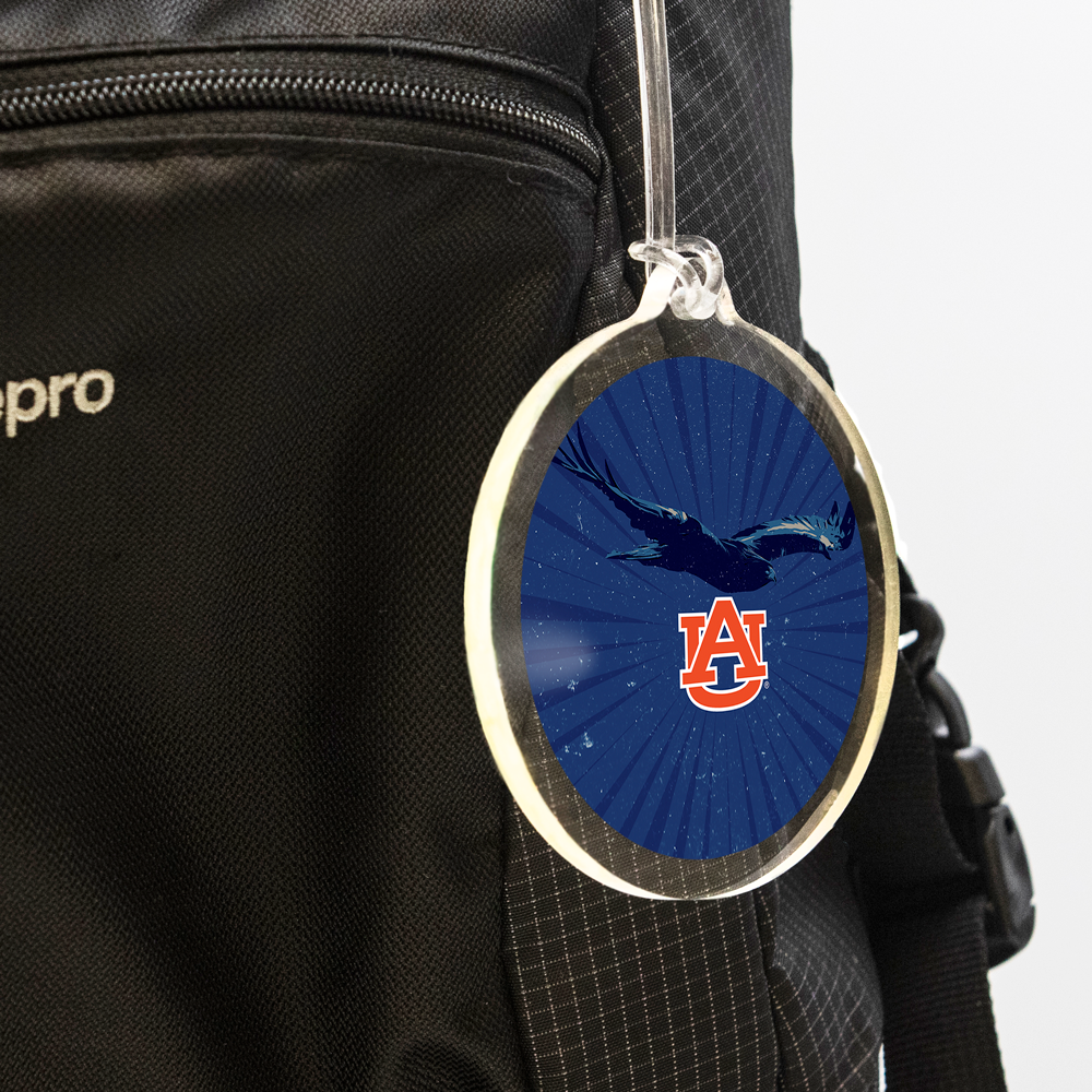 Auburn Tigers - Retro Auburn War Eagle Ornament & Bag Tag