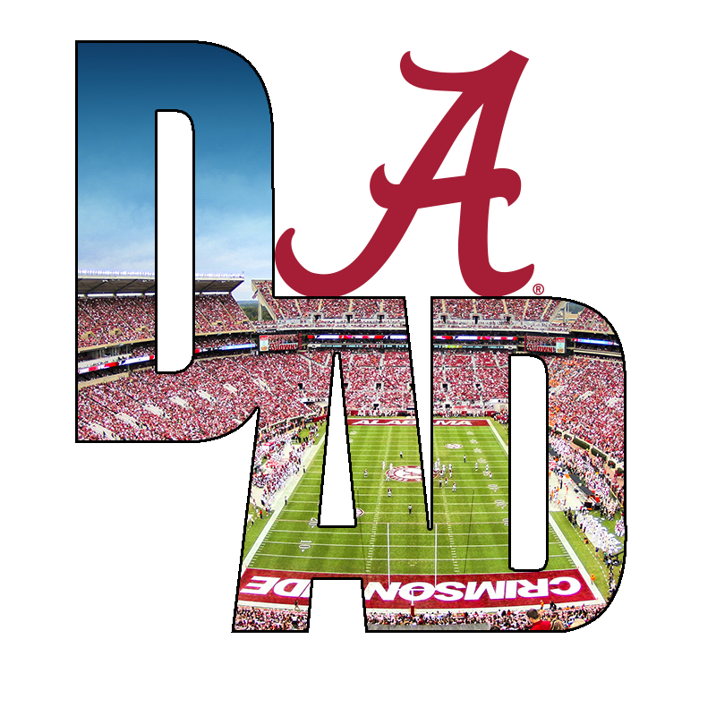Alabama Crimson Tide - Alabama Dad Bag Tag