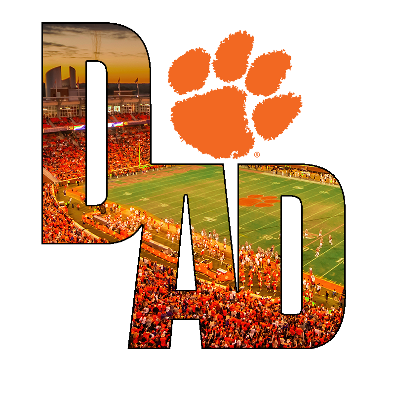 Clemson Tigers - Clemson Dad Bag Tag