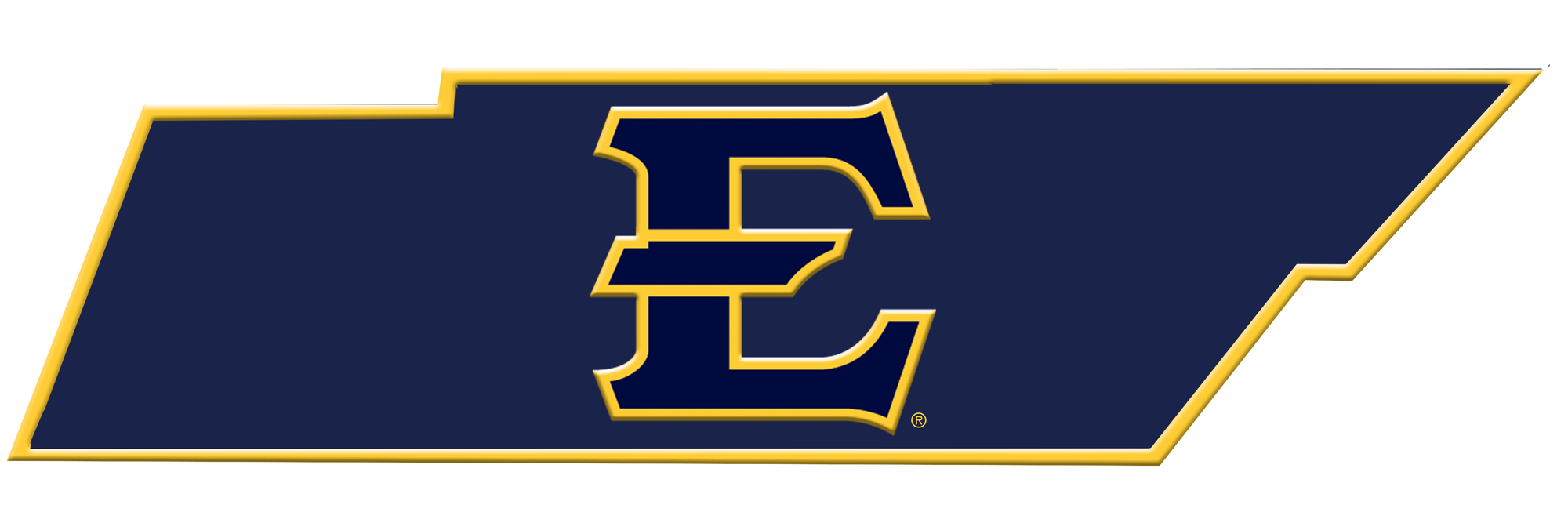 ETSU - E State Dimensional - College Wall Art