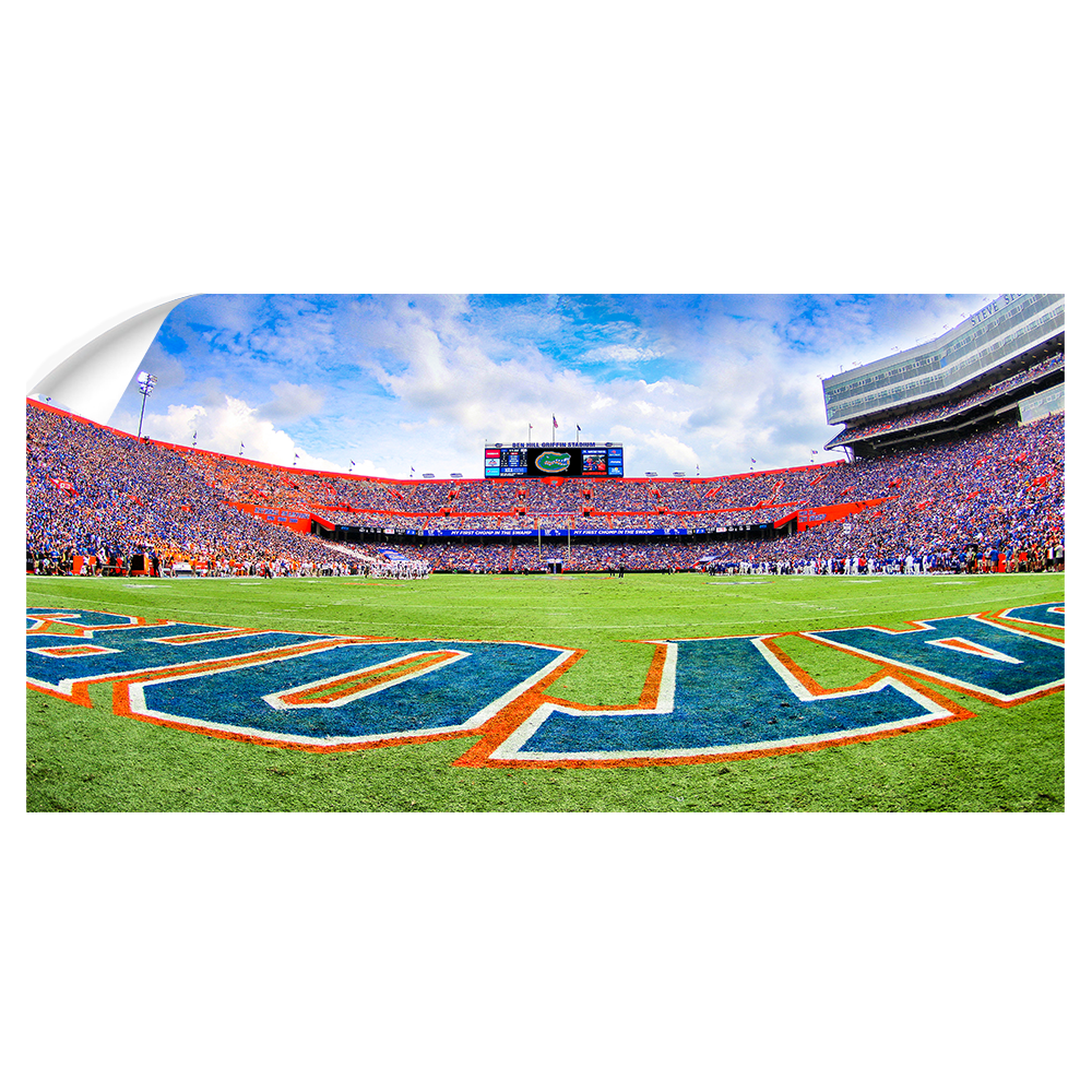 Florida Gators - The Swamp Panoramic - College Wall Art #Wall Decal