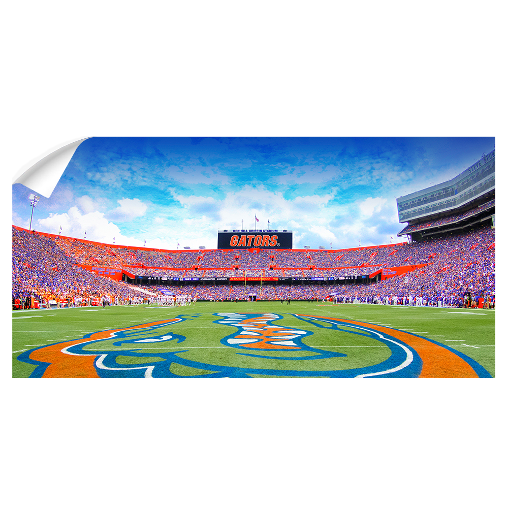 Florida Gators - Gators Panoramic - College Wall Art #Wall Decal