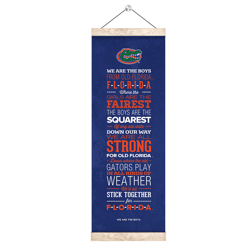 Florida Gators - We Are The Boys - College Wall Art #Hanging Canvas