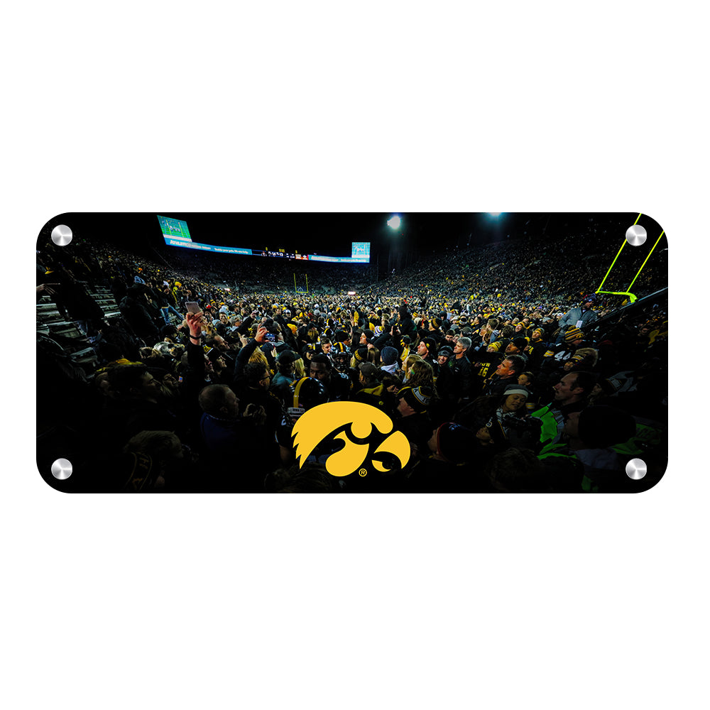 Iowa Hawkeyes - The 2016 Win Pano - College Wall Art #Metal