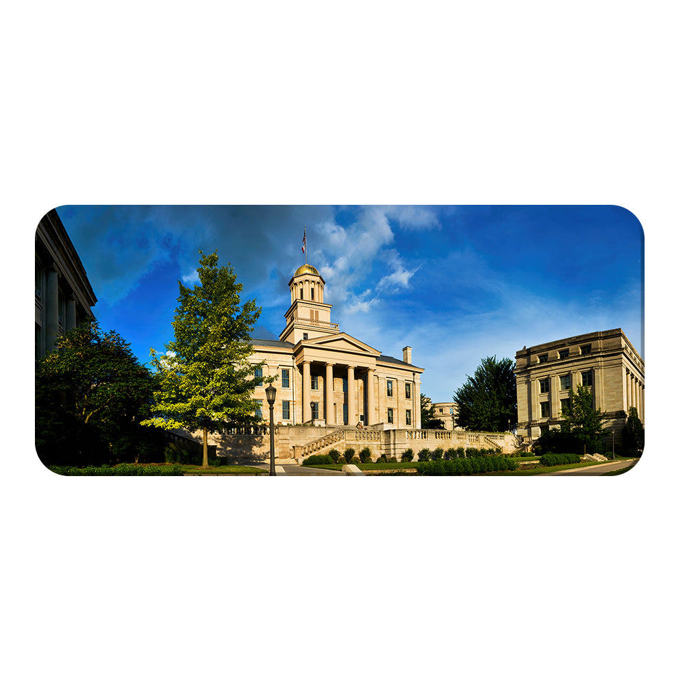 Iowa Hawkeyes - The Old Capital Pano - College Wall Art #PVC