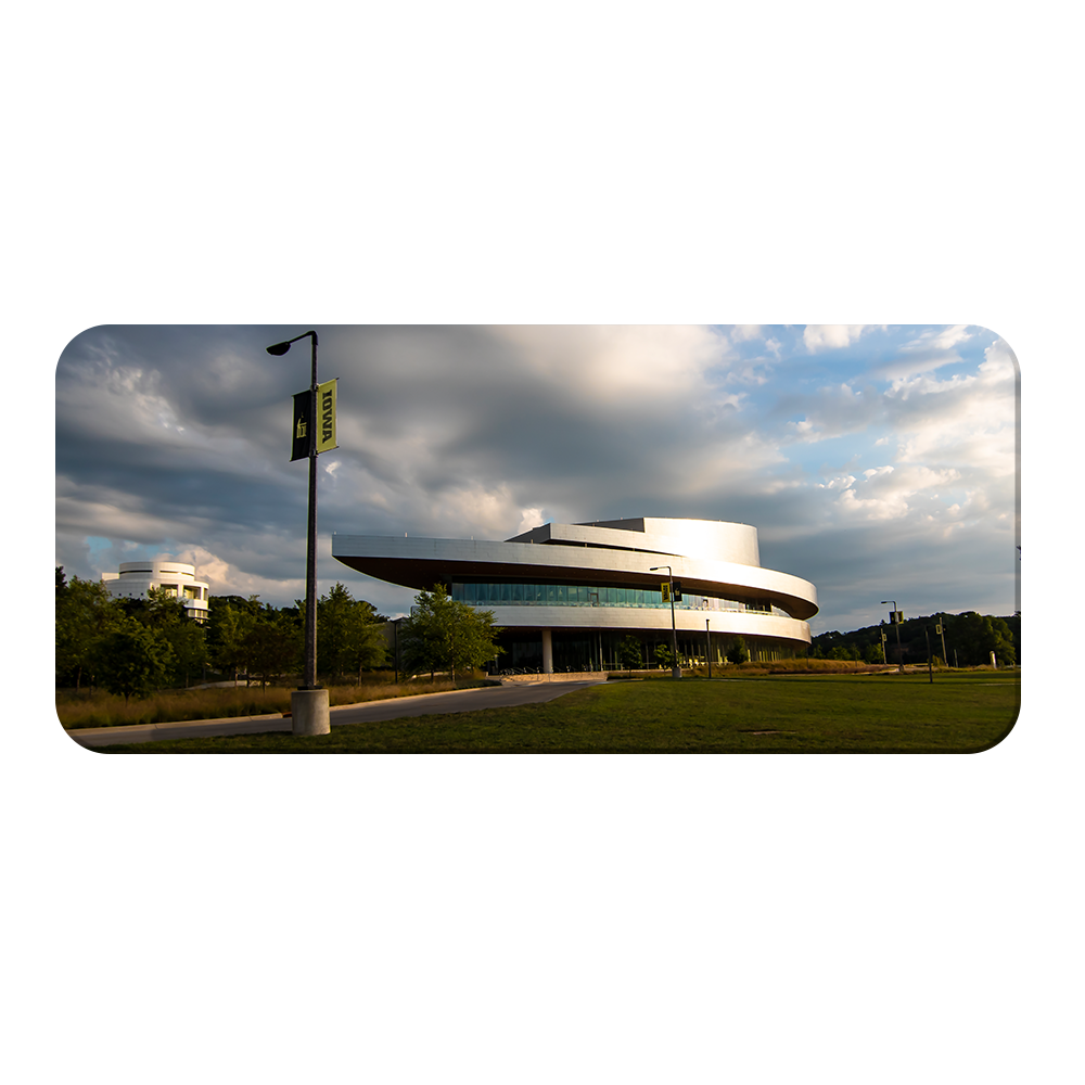 Iowa Hawkeyes - Hancher Auditorium Panoramic - College Wall Art #PVC