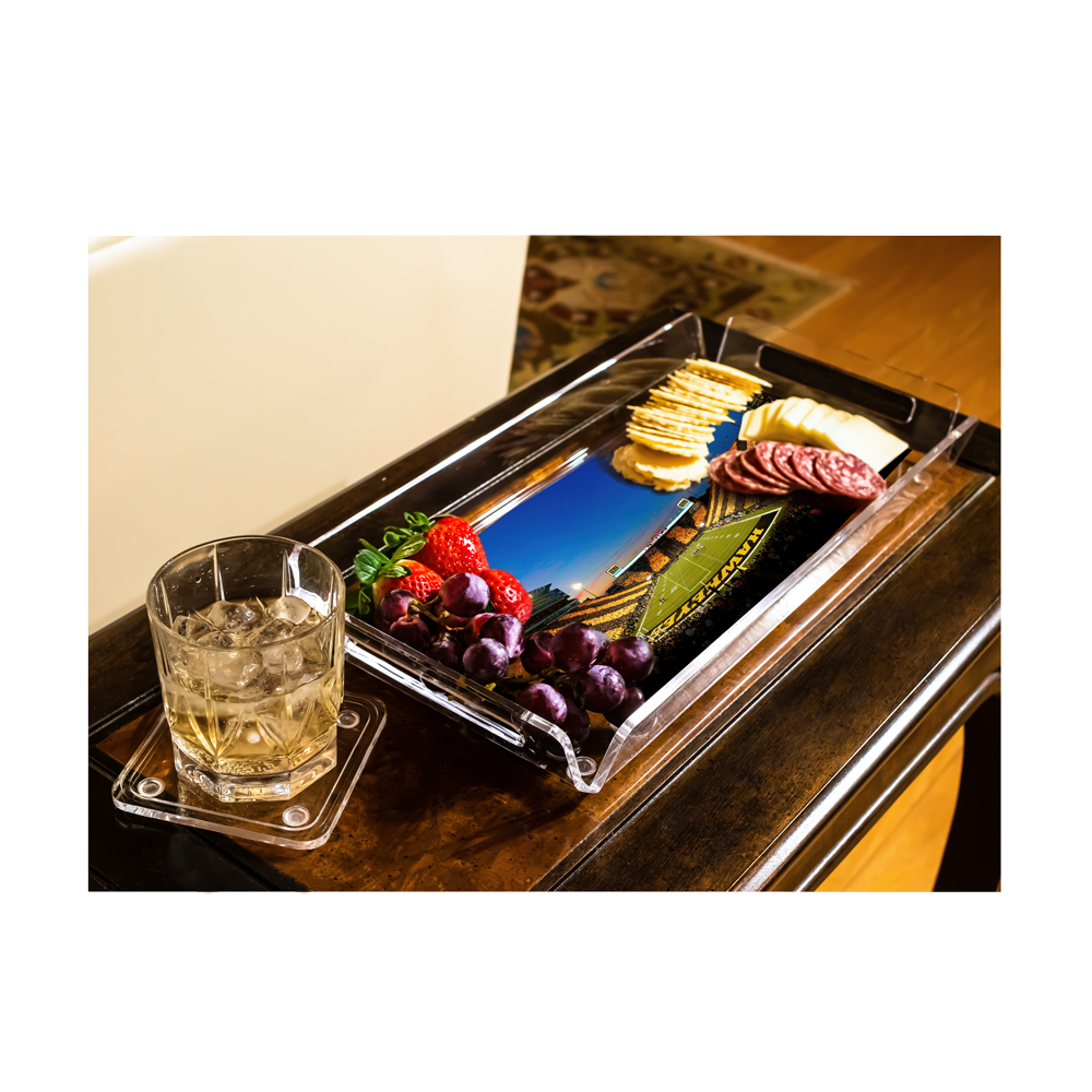 Iowa Hawkeyes - Hawkeyes Stripe Out Decorative Serving Tray