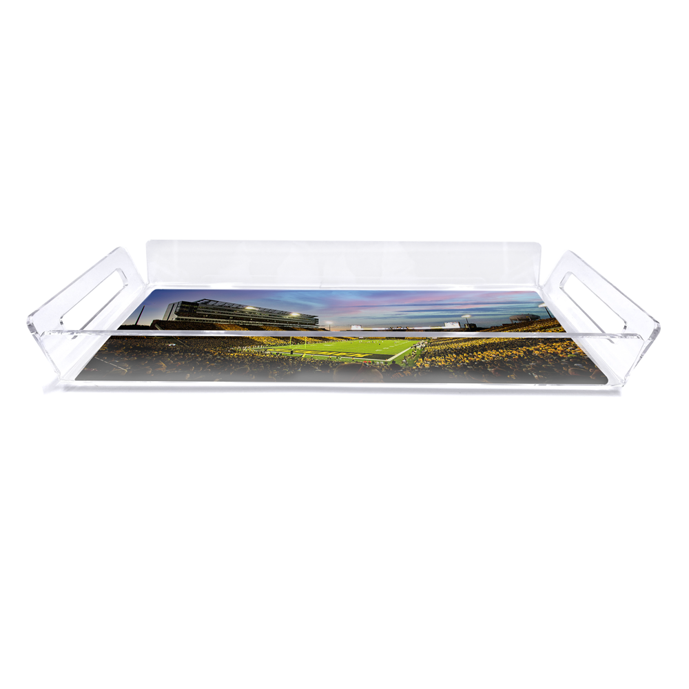 Iowa Hawkeyes - Kinnick Stadium Paint Decorative Serving Tray