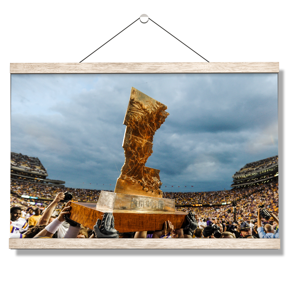 LSU Tigers - The Boot - College Wall Art #Hanging Canvas