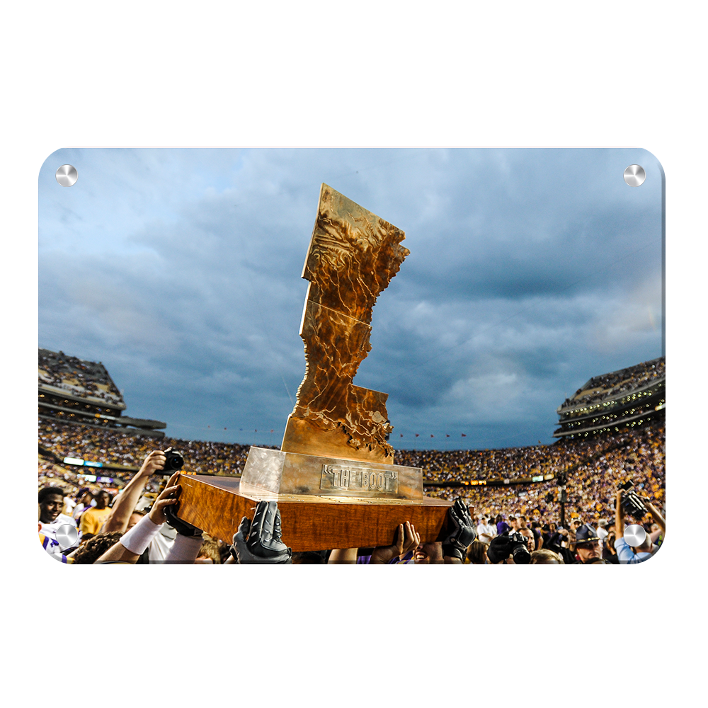 LSU Tigers - The Boot - College Wall Art #Metal
