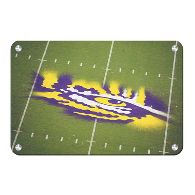 LSU Tigers - Eye of the Tiger 50 - College Wall Art #Metal