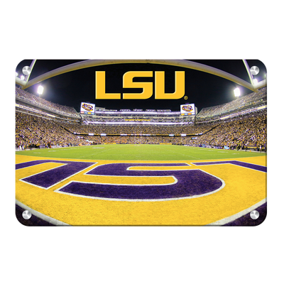 LSU Tigers - Death Valley - College Wall Art #Metal