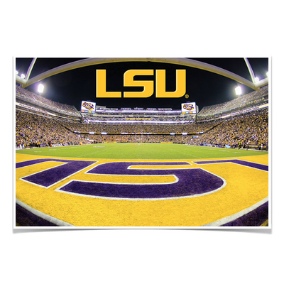 LSU Tigers - Death Valley - College Wall Art #Poster
