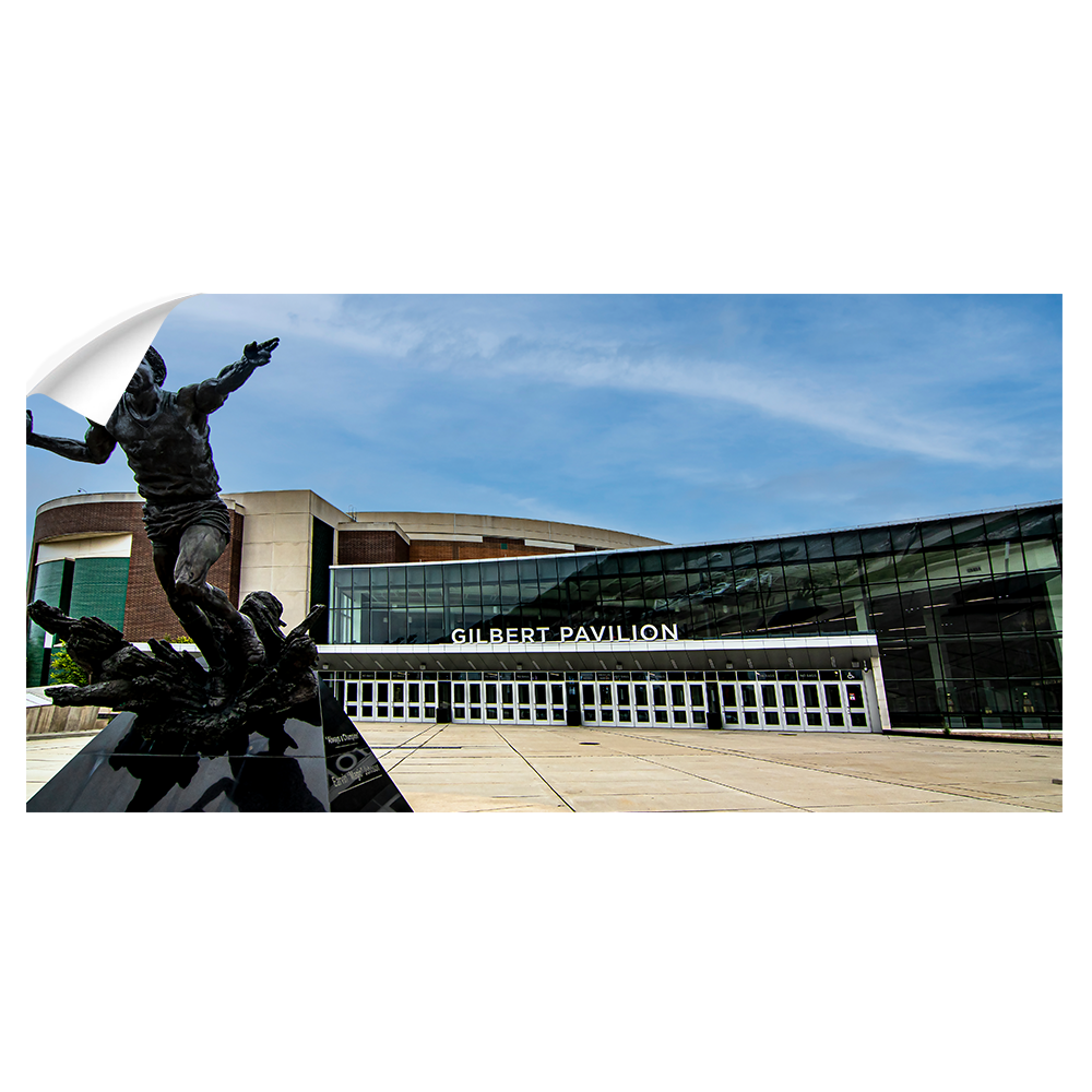 Michigan State - Gilbert Pavillion Panoramic - College Wall Art #Wall Decal