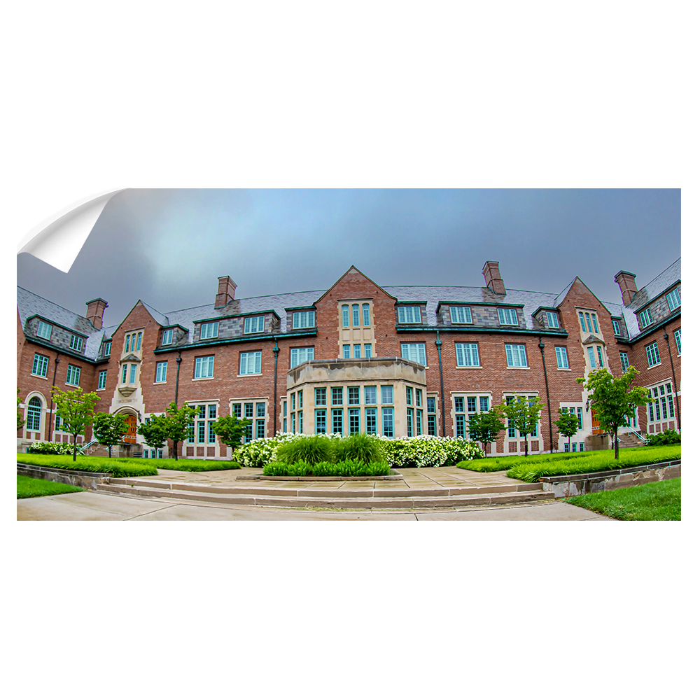 Michigan State - Lowden Hall Panoramic - College Wall Art #Wall Decal