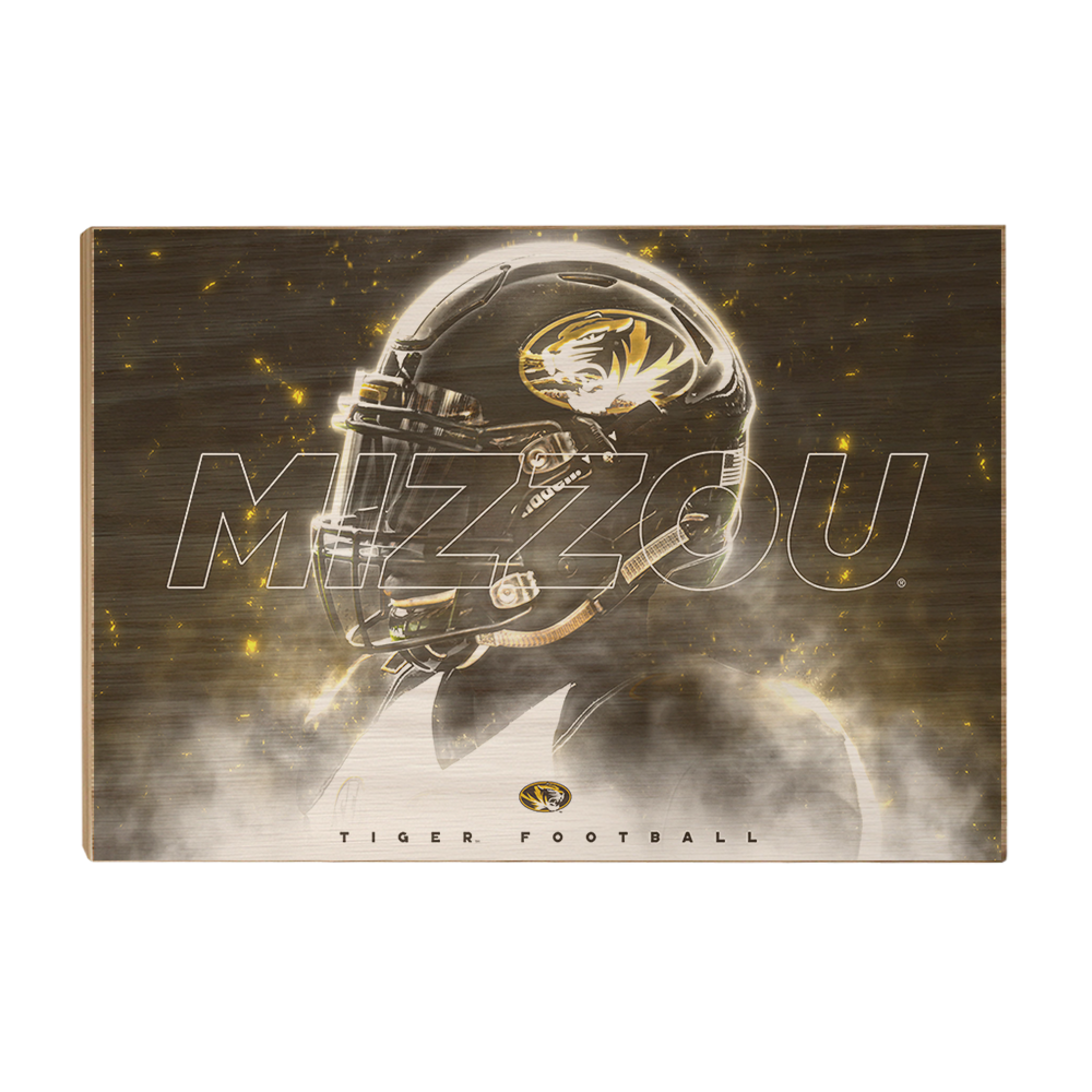 Missouri Tigers - Mizzou Rise - College Wall Art #Wood