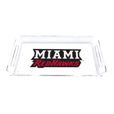 Miami RedHawks - Miami RedHawks Word Decorative Tray
