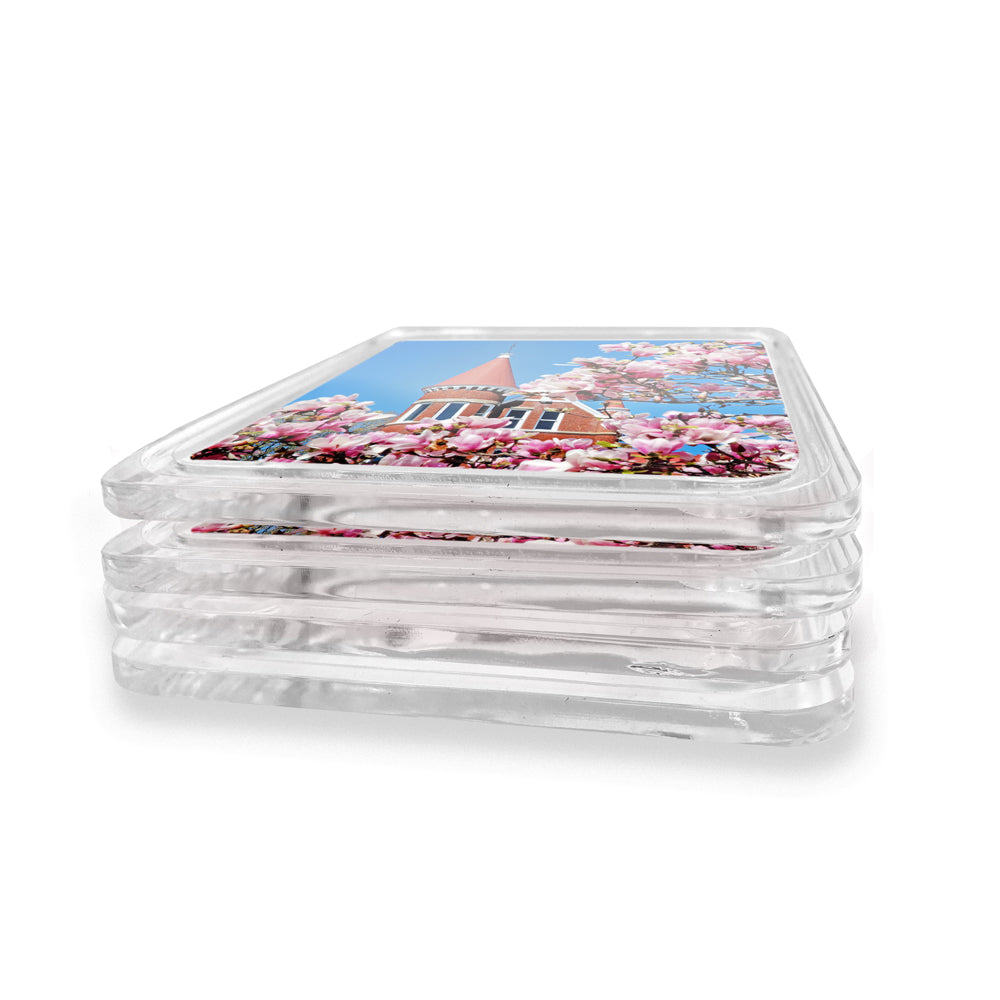Ole Miss Rebels - Cherry Blossom Ventress Drink Coaster