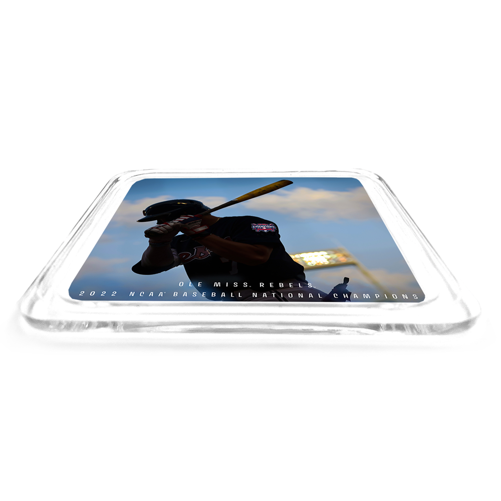 Ole Miss Rebels - Ole Miss Rebels 2022 NCAA Baseball National Champions Drink Coaster