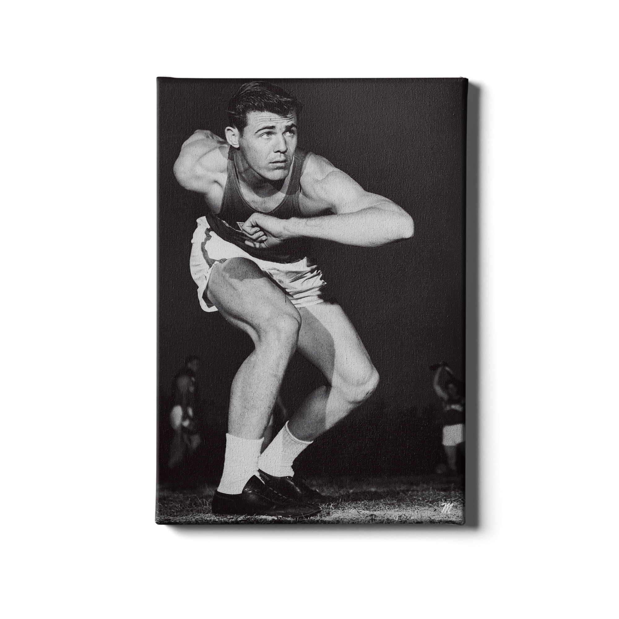 Ole Miss Rebels - Vintage Billy Yelverton Discus - College Wall Art #Canvas