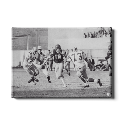 OLE MISS REBELS - Vintage Manning vs LSU '69 - College Wall Art #Canvas