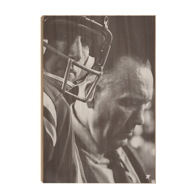 Ole Miss Rebels - Vintage Archie Manning Bruiser Kinard - College Wall Art #Wood