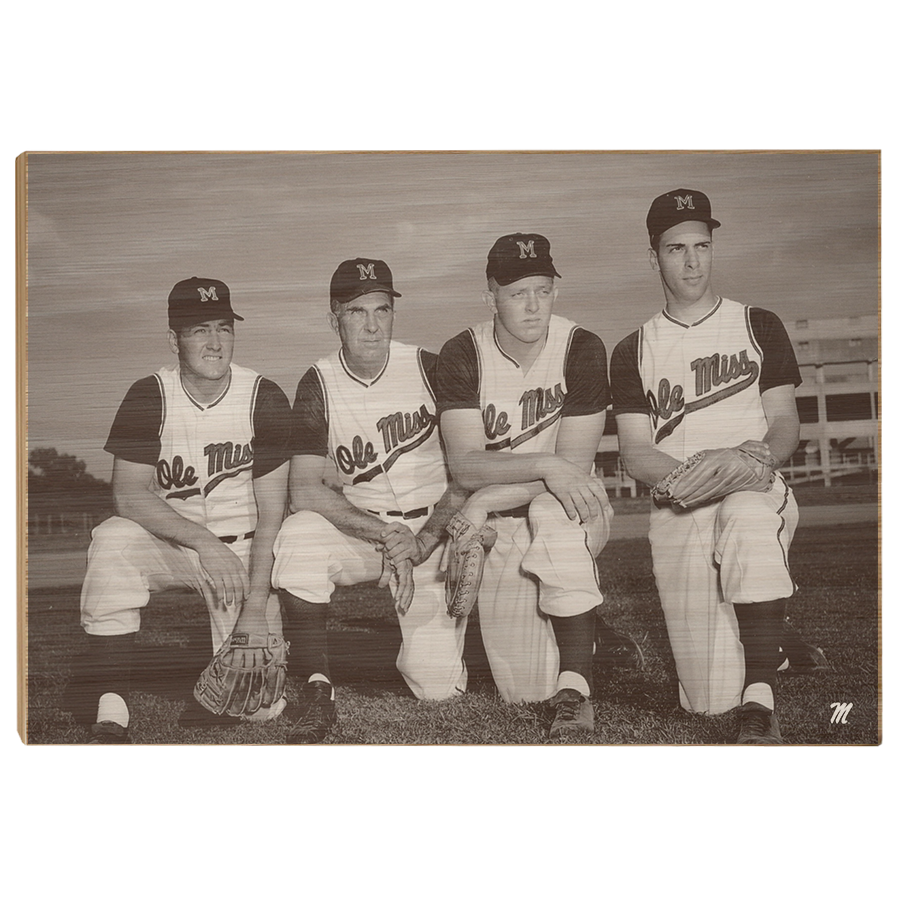 OLE MISS REBELS - Vintage Gibbs, Swayze, Khayat, Williams - College Wall Art #Wood