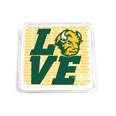 North Dakota State Bison - Love NDSU Drink Coaster