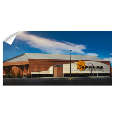 North Dakota State Bisons - The Fargo Dome Panoramic - College Wall Art #Wall Decal