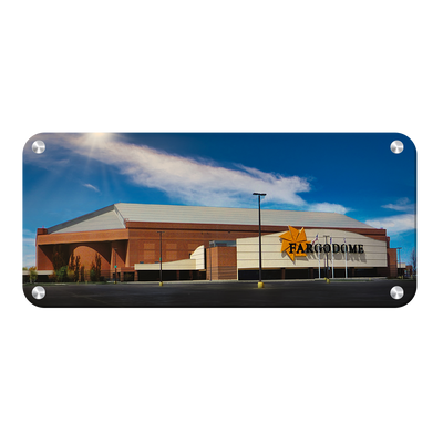 North Dakota State Bisons - The Fargo Dome Panoramic - College Wall Art #Metal