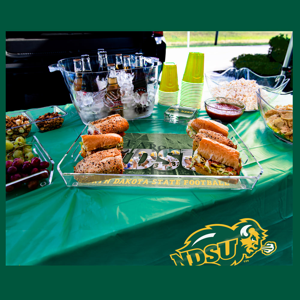 North Dakota State Bison - NDSU Football Decorative Serving Tray
