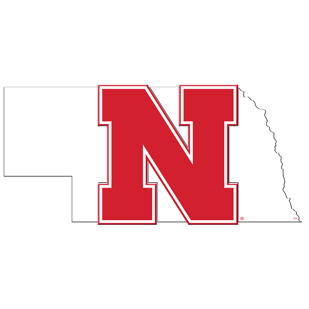 Nebraska Cornhuskers - Nebraska Mark Single Layer Dimensional