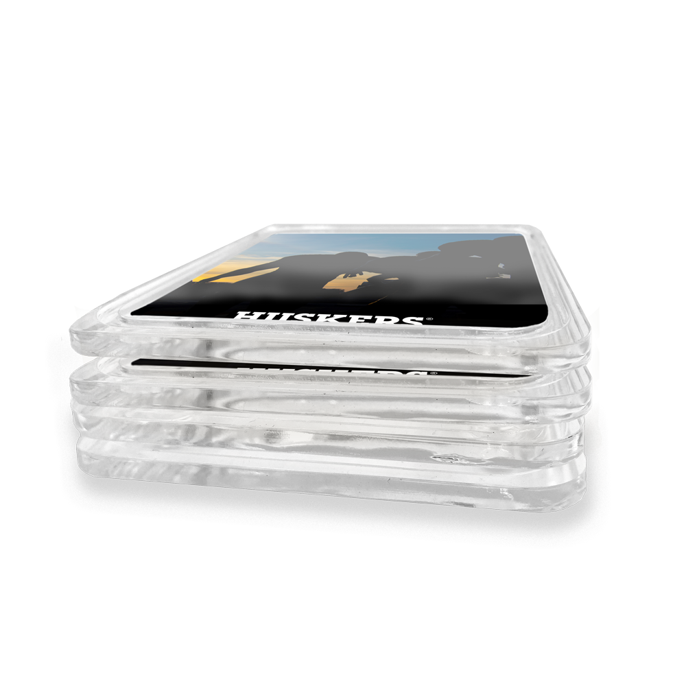 Nebraska Cornhuskers - Huskers Legacy Sunrise Drink Coaster