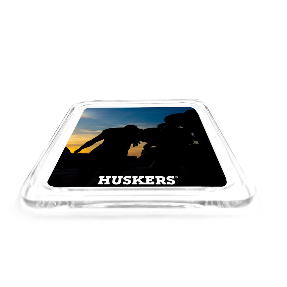 Nebraska Cornhuskers - Huskers Legacy Sunrise Drink Coaster