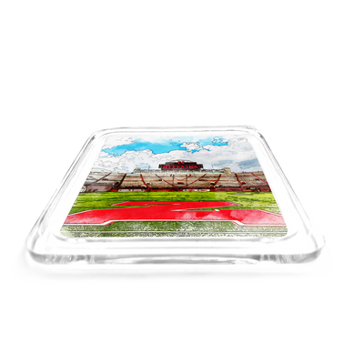 Nebraska Cornhuskers - Nebraska From the 50 Watercolor Drink Coaster