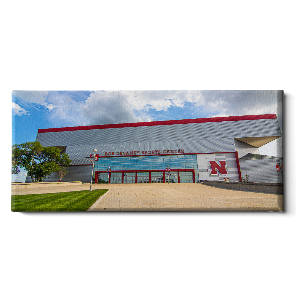 Nebraska Cornhuskers - Devaney Sports Center Pano - College Wall Art #Canvas