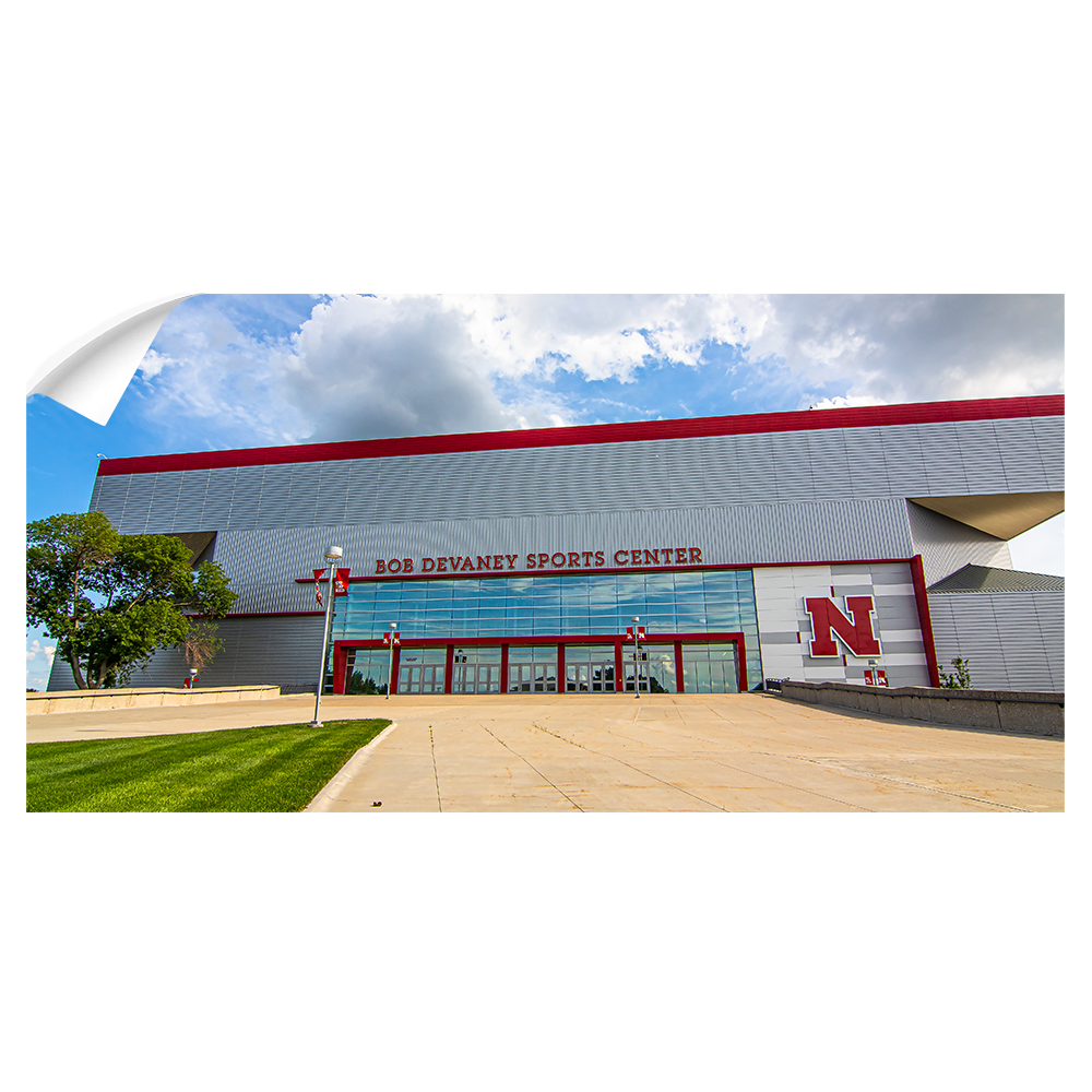 Nebraska Cornhuskers - Devaney Sports Center Pano - College Wall Art #Wall Decal