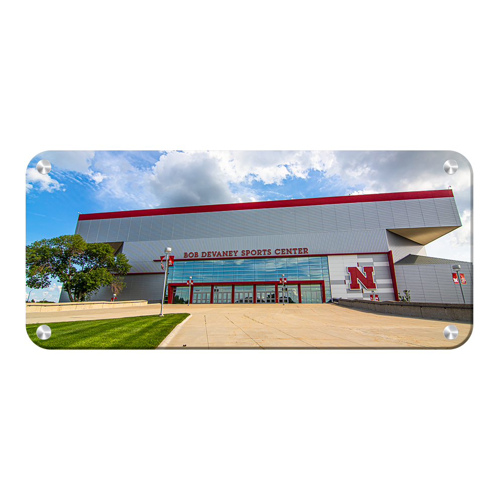 Nebraska Cornhuskers - Devaney Sports Center Pano - College Wall Art #Metal