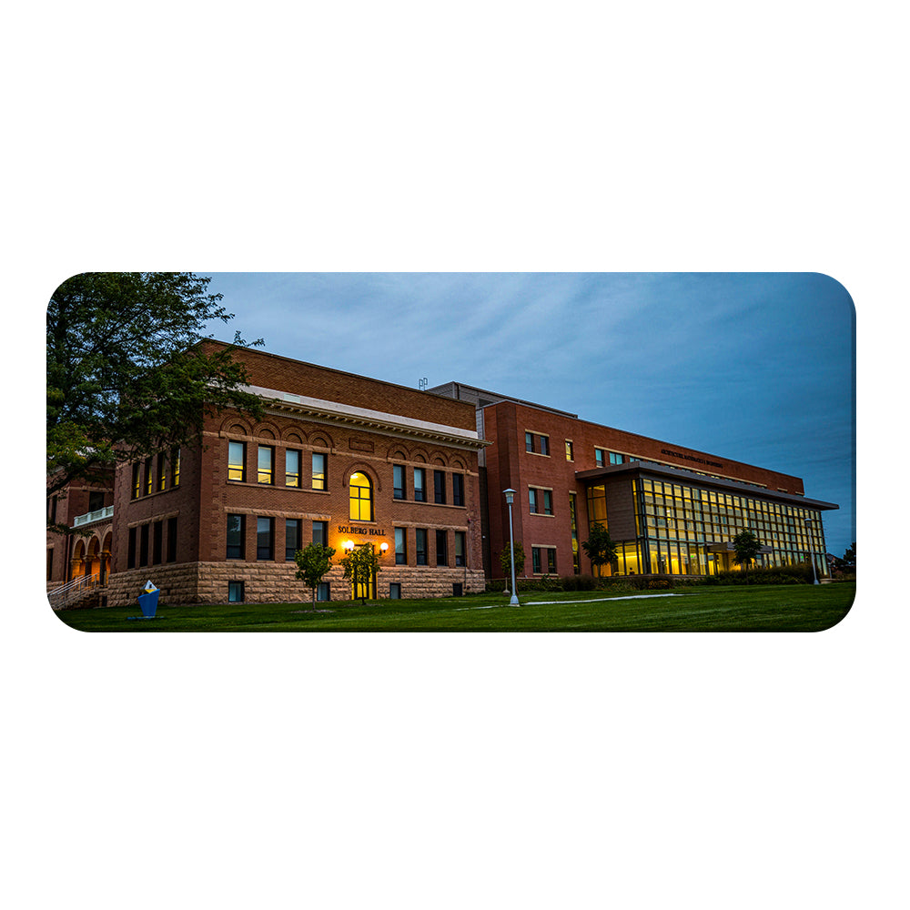 South Dakota State Jackrabbits - Solberg Hall - College Wall Art #PVC