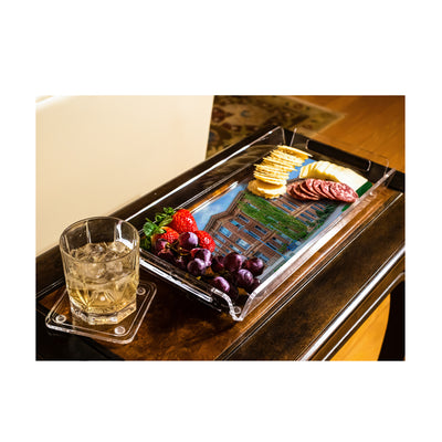 South Dakota State Jackrabbits - Morrill Hall Pano Decorative Serving Tray